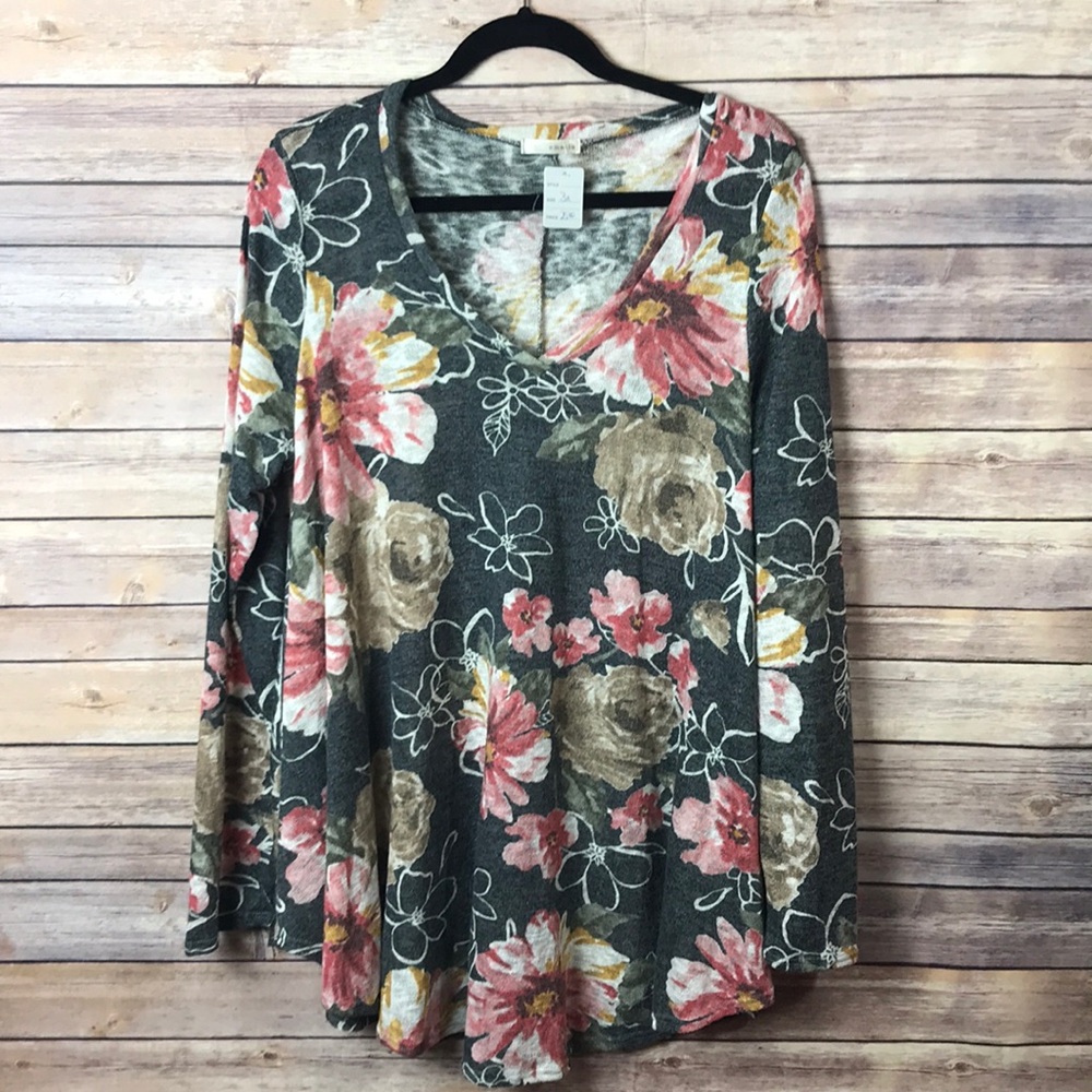Floral Sweater